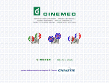 Tablet Screenshot of cinemec.it